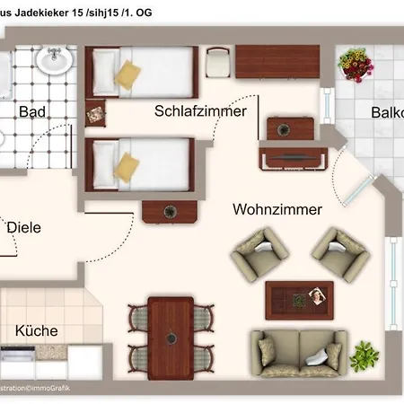 Hus Jadekieker Hus Jadekieker 15 Apartament Schillig